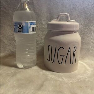 Rae Dunn White Sugar Canister
